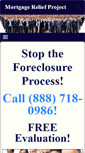 Mobile Screenshot of mortgagereliefproject.org