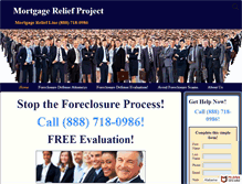 Tablet Screenshot of mortgagereliefproject.org